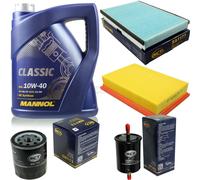 Set Cambio Olio 5L MANNOL Classic 10W-40 Olio Motore + KIT Filtro SCT 10134050