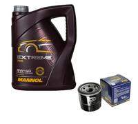 Cambio olio Set 5L MANNOL Extreme 5W-40 motore+SCT Germania Filtro KIT 10136857