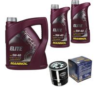 Cambio olio Set 7L MANNOL Elite 5W-40 Olio motore + SCT Filtro KIT 10198149