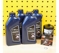Set Cambio Olio K&N Filtro Olio BMW Advantec Ultimate 5w40 Per: BMW K1300 GT R S