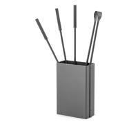 Set Camino 4 Pezzi con Barilotto 20x10x60 cm in Ferro Belfer 3010 Antracite