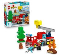 Set Camioncino dei Pompieri LEGO 10473 Duplo con Pompiere e Accessori Educativi