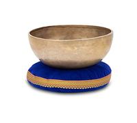 Set Campana Tibetana XDrum Omshanti 22 cm - Peso: 1500g - fatta a mano in India - ideale per meditazione e terapia - con cuscino abbinato