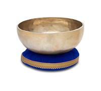 Set Campana Tibetana XDrum Omshanti 25 cm - Peso: 1900g - fatta a mano in India - ideale per meditazione e terapie - con cuscino abbinato