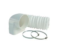 SET CANALI CON BOCCHETTONE TUBO FLESSIBILE LUNGHEZZA 500 DIAMETRO 125
