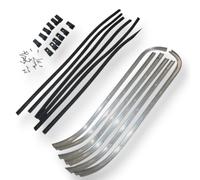 Set canali passerella pianale con gomma e tappo terminale per Vespa PX125 PE 150