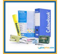 Set Cancelleria per Ufficio e Scuola Essential Office Kit Faldoni Buste Forate