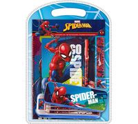SET CANCELLERIA SPIDERMAN 12 Pezzi MARVEL | Quaderni, Astuccio, Matite, Penna