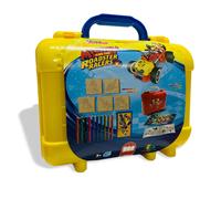 Set cancelleria valigetta ufficiale Disney Mickey Mouse con timbri bimbi 2656