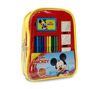 Set cancelleria zaino Disney Mickey Mouse ufficiale colori per bambini 4662