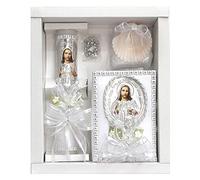 Set candela battesimo Gesù w/spagnolo nuovo testamento