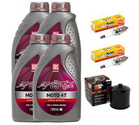 Set Candele Filtro Olio 4L Ispezione per BMW R 1150 Rs Rt 850 1100 92-06
