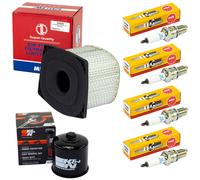 Set Candele Filtro Olio Aria per Suzuki Gsx-R 1100 GV73C Gsxr 1989-92