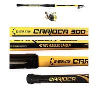 Set Canna Mulinello Filo Pesca a Fondo Surfcasting Mare Lago Fiume Carpa Carioca