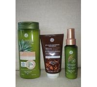 Set Capelli Lisci Yves Rocher Shampo+Fluido Lisciante+Balsamo Botanico Universal