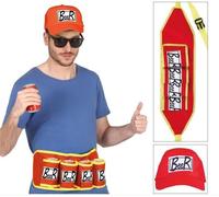 Set cappellino e cintura portabevande Beerman beerwoman