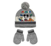 Set Cappellino e Guanti Invernale Disney Mickey Mouse con PON PON Bambino 5580