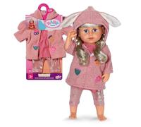 Set cappotto BABY born - Morbidi vestiti per bambole con orecchie da coniglio - Incl. vestito per bambola - Per tutte le bambole da 43 cm - Accessori di alta qualità per bambole