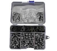 Set Cappucci Per Viti Compatibile Con Per GTR1400 Per ZG1000 Per W800 Kit Bulloni Per Carenatura Moto Viti Dadi Clip Kit Bulloni In Alluminio Per Moto