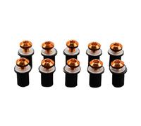 Set Cappucci Per Viti Compatibile Con Suzuki Per Burgman 650 Per AN650 Per Burgman 400 Per AN400 10 Bulloni Per Parabrezza M5 Vite Di Montaggio Per Parabrezza Rondella Dado