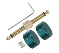 Set Cappucci Pulsante Pedale Chitarra in Metallo Adattatore