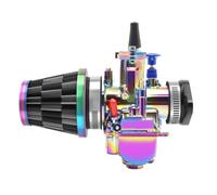 Set carburatore da corsa per moto PWK 21 24 26 28 30 32 34 mm Vergaser colorato per moto da cross Keihin 50-250 cc (set da 34 mm)