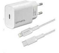 Set caricabatterie 4smarts da 20 W con cavo Lightning da 1,5 m per iPhone e iPad
