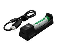 Led Lenser Battery Lition 14500 Mh3/mh5 Charger Nero