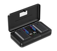 Set caricabatterie multifunzione compatibile Panasonic Lumix DC-S5 e DC-S5 II (include due batterie DMW-BLK22)