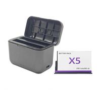 Set caricabatterie per Insta360 X5, per batteria Insta 360 X5, hub di ricarica veloce per action camera, ricarica due batterie contemporaneamente