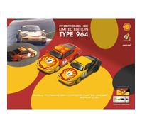 Set Carrera Cup Shell Porsche 911 (964) Pirelli 1:64 Tiny City COMBO64002