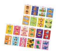 Set carte educative per attività Trova le differenze da 64 pagine, set carte per costruire abilità per bambini con scatola portaoggetti, dai 3 anni in Carte educative abbinate