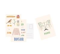 Set cartes postales Paris, de Zoé de Las Cases