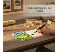 Set Cartoline Illustrate da Viaggio con Acquerelli, per viaggiatori - per amici
