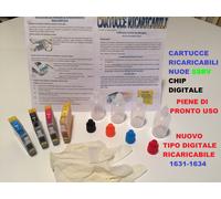 SET CARTUCCE RICARICABILI AUTORESETTANTI PER EPSON STAMPANTE WORKFORCE WF2010W