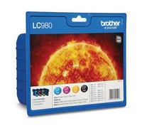 Brother LC980VALBP cartuccia d'inchiostro 4 pz Originale Nero, Ciano, Magenta, Giallo
