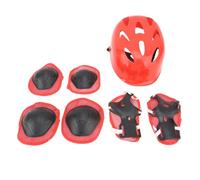 Set Casco da Bici per Bambini con Ginocchiere Gomitiere Protezioni per le Mani, Regolabile e Traspirante Set Casco da Bici per Bambini Utilizzo Versatile per Varie attività