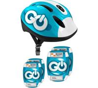 Set Casco e Protezioni Stamp Skids Control Kids Regolabile 50-56 cm blu