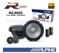 Set Casse Alpine R2-S65C Altoparlanti a2 vie 165mm Woofer Tweeter 300W 100W rms