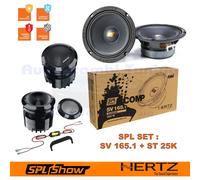 Set Casse HERTZ SV 165.1 Midrange 16,5cm 400w Spl Show + Tweeter ST25K Neo 100w