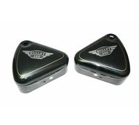 Set Cassetta Attrezzi Nero 2 Pezzi Per Royal Enfield 350cc Modello 2017 @UK