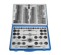 SET CASSETTA CON KIT FILIERA 110pz FILIERE MASCHI E FEMMINE PER FILETTATURA
