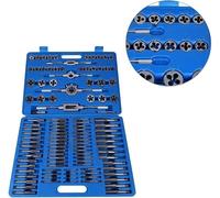 SET CASSETTA CON KIT FILIERA 110pz FILIERE MASCHI E FEMMINE PER FILETTATURA