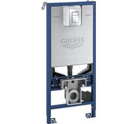 Grohe Rapid SLX elemento incasso A: 113 cm, con placca di comando, per WC a parete, 39603000, Rapid SLX [Elementi ad Incasso > per WC e Bidet]