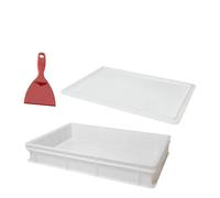 Set cassetta impasto professionale Genus Dei cm 60x40x10 3 pz