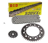 Set catena adatto per Yamaha XJ6 09-15 catena DID 520 VX3 118 aperta 16/46