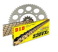 Set catena/kit catena DID 520 VX3 compatibile con/adattabile a Honda X-ADV 750 2022-2022