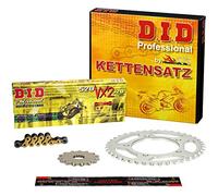 Set catena LT-Z 400 QuadSport, 2003-2008, tipo AK, DID X ring (VX2 Gold) extra rinforzato.