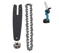 Set Catena per Motosega Piastra di Guida Portatile Accessori Elettrici Pignone per Motosega Elettrica Acciaio da 230 Mm per Emettitori in Miniatura da 186 Mm Accessori