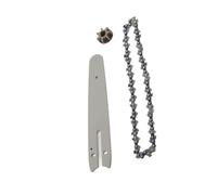 Set catena per motosega, piastra guida da 186 mm e catena da 230 mm, pignone in acciaio per mini motosega elettrica/sega da taglio portatile, accessori di ricambio robusti